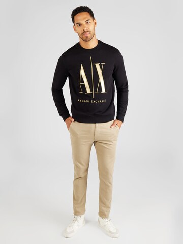 ARMANI EXCHANGE Sweatshirt in Black