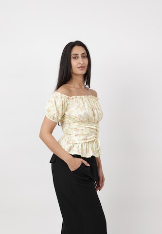 Elara Blouse in Geel