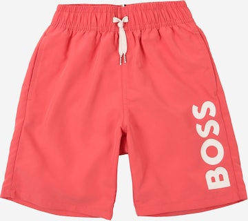BOSS Swimming shorts in Red: front