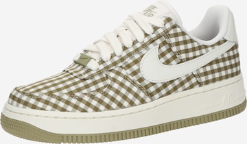 Nike Sportswear Matalavartiset tennarit 'AIR FORCE 1 '07' värissä vihreä: etupuoli