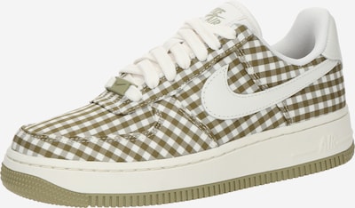 Nike Sportswear Nízke tenisky 'AIR FORCE 1 '07' - olivová / biela, Produkt