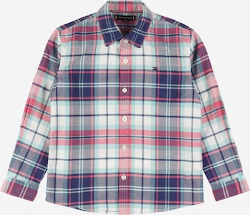 TOMMY HILFIGER Button up shirt 'Tartan' in Mixed colours: front