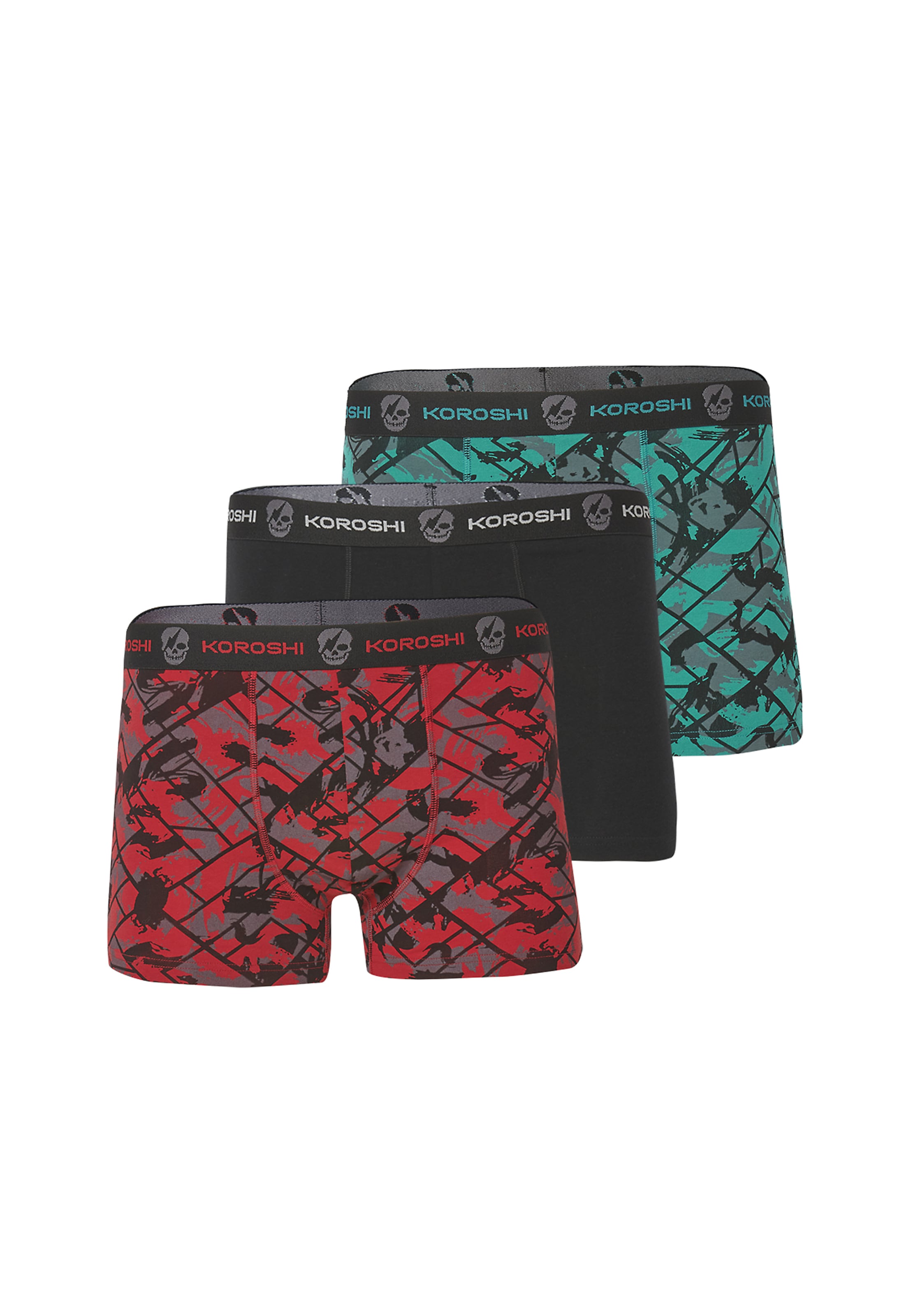 KOROSHI Bokserishortsit värissä vihreä: etupuoli