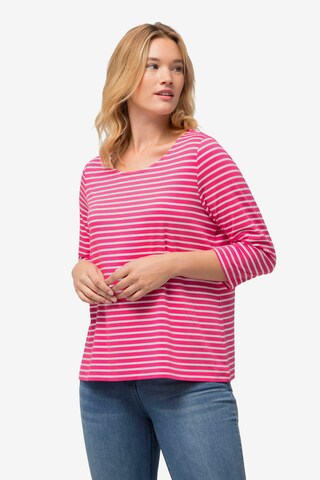 Ulla Popken Shirt in Roze: voorkant