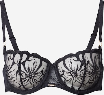 Chantelle Balconette Bra in Black: front