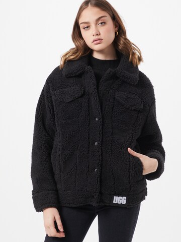 UGG Between-season jacket 'Frankie Sherpa' in Black: front