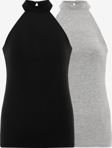 Anou Anou Top in Grey: front