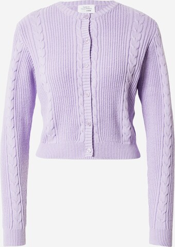 Daahls by Emma Roberts exclusively for ABOUT YOU Strickjacke 'Karli' in Lila: predná strana