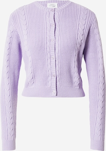 Daahls by Emma Roberts exclusively for ABOUT YOU Knit cardigan 'Karli' in Purple: front