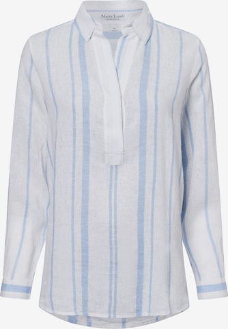 Marie Lund Bluse in Weiß: Vorderseite