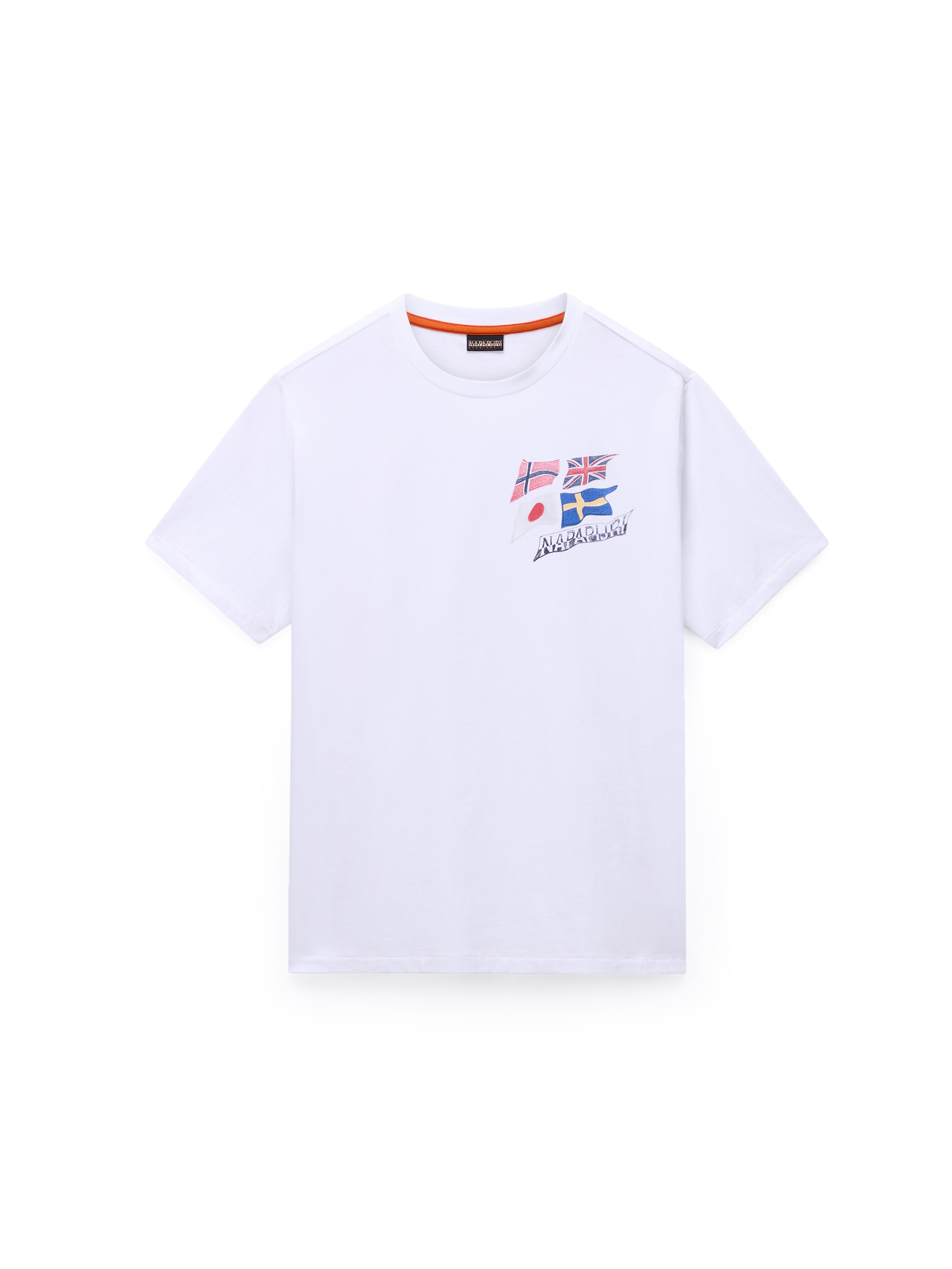 T-Shirt 'Mahsa' NAPAPIJRI en blanc : devant