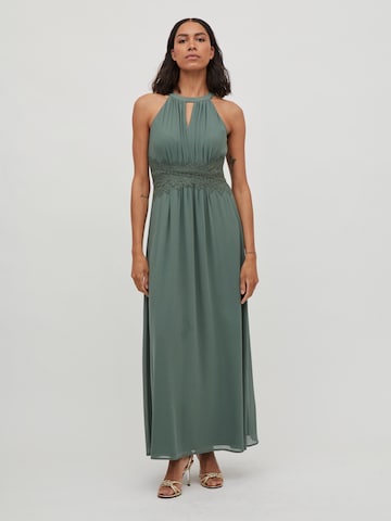 VILA فستان سهرة بلون أخضر: الأمام
