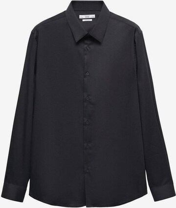 MANGO MAN Button Up Shirt 'Emotion' in Black: front
