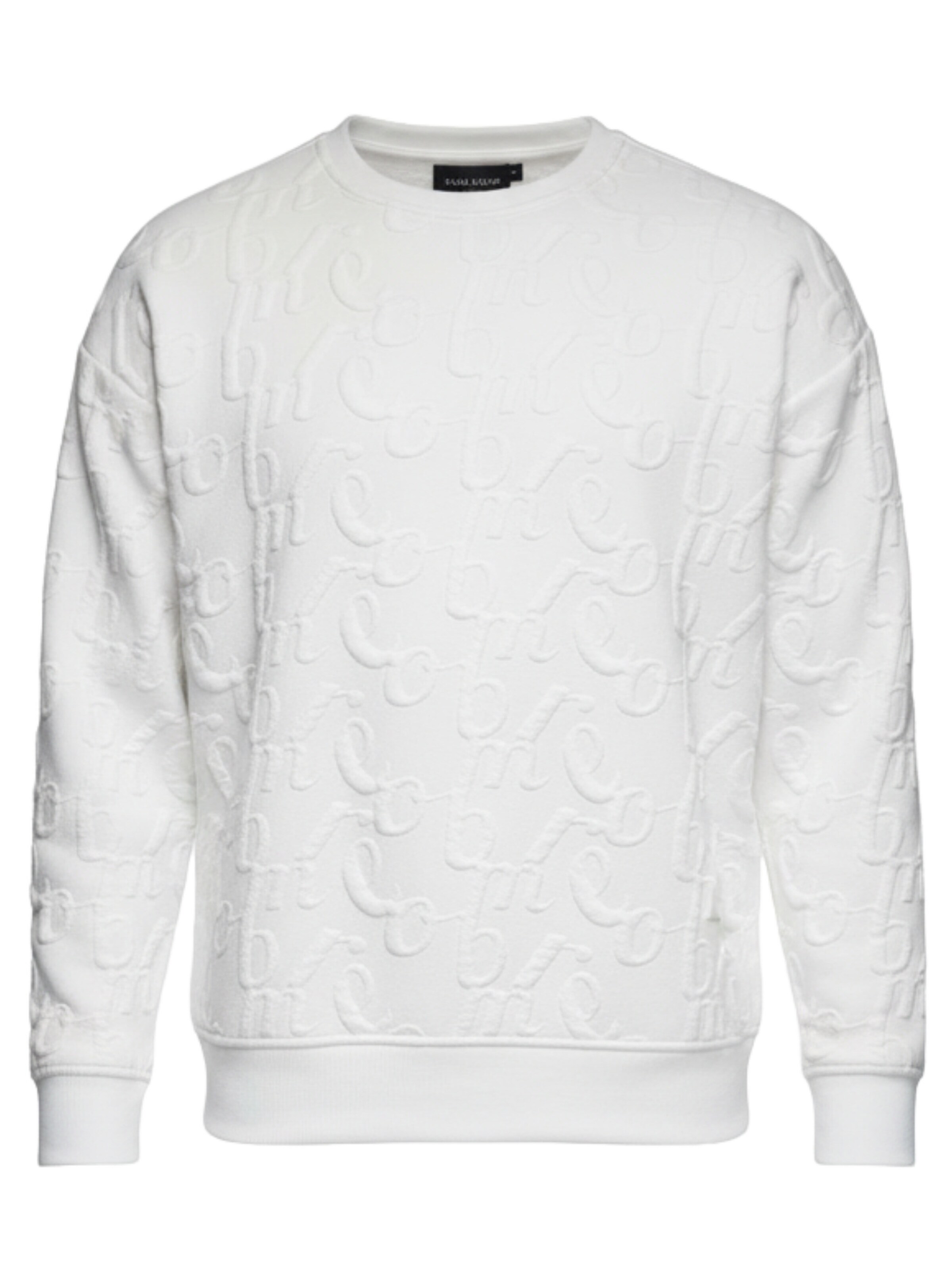 Ombre Sweatshirt 'B1712' in Wit: voorkant