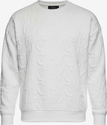 Sweat-shirt 'B1712' Ombre en blanc : devant
