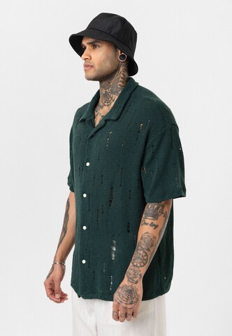 Coupe regular Chemise 'Raymond' Dandalo en vert