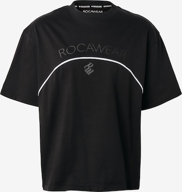 ROCAWEAR Shirt 'Arch' in Zwart: voorkant