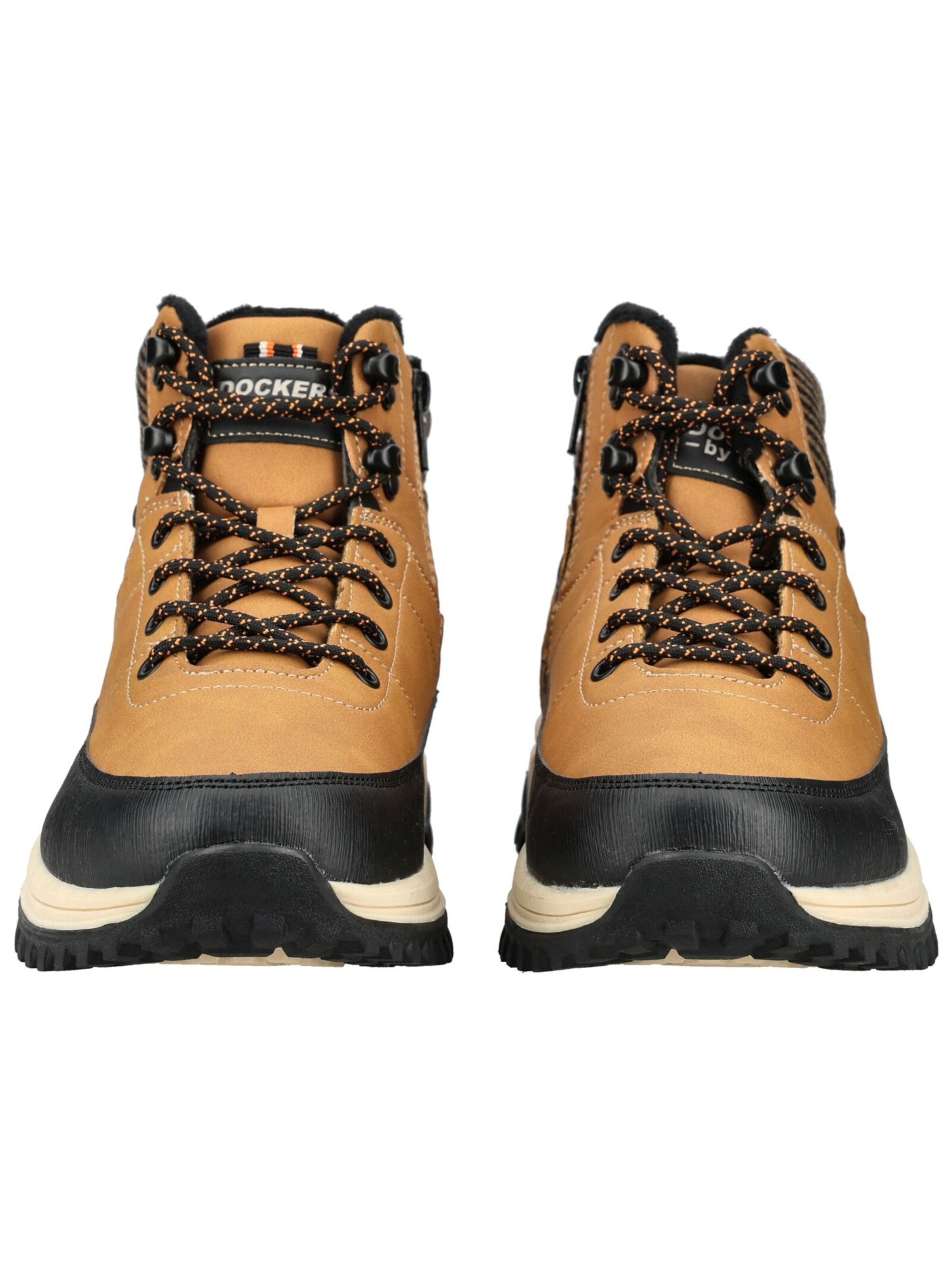 Bottines à lacets Dockers by Gerli en marron