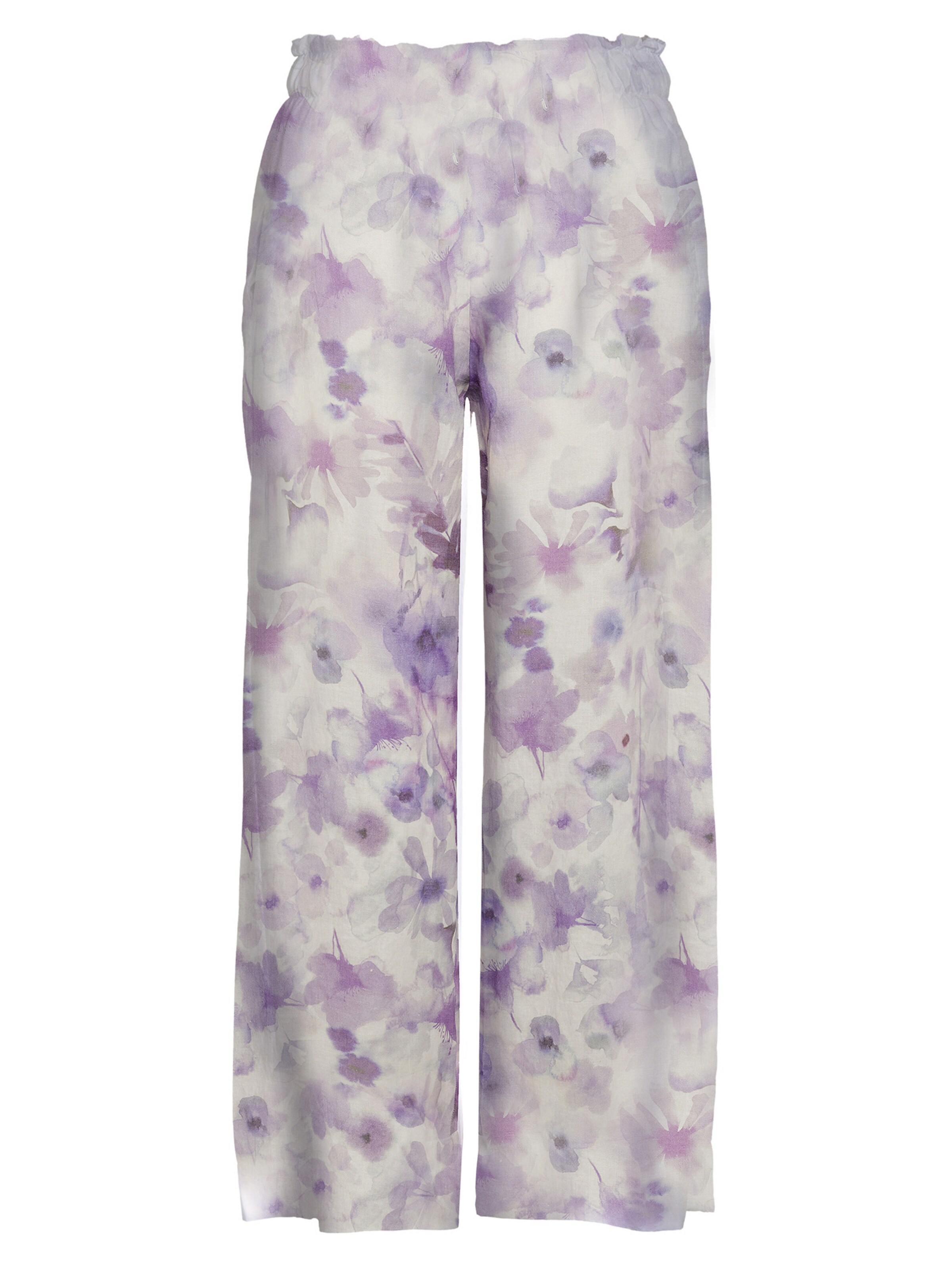 DEHA Wide leg Trousers in Purple: front