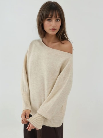 Hiccup Pulóver 'Pullover' - bézs