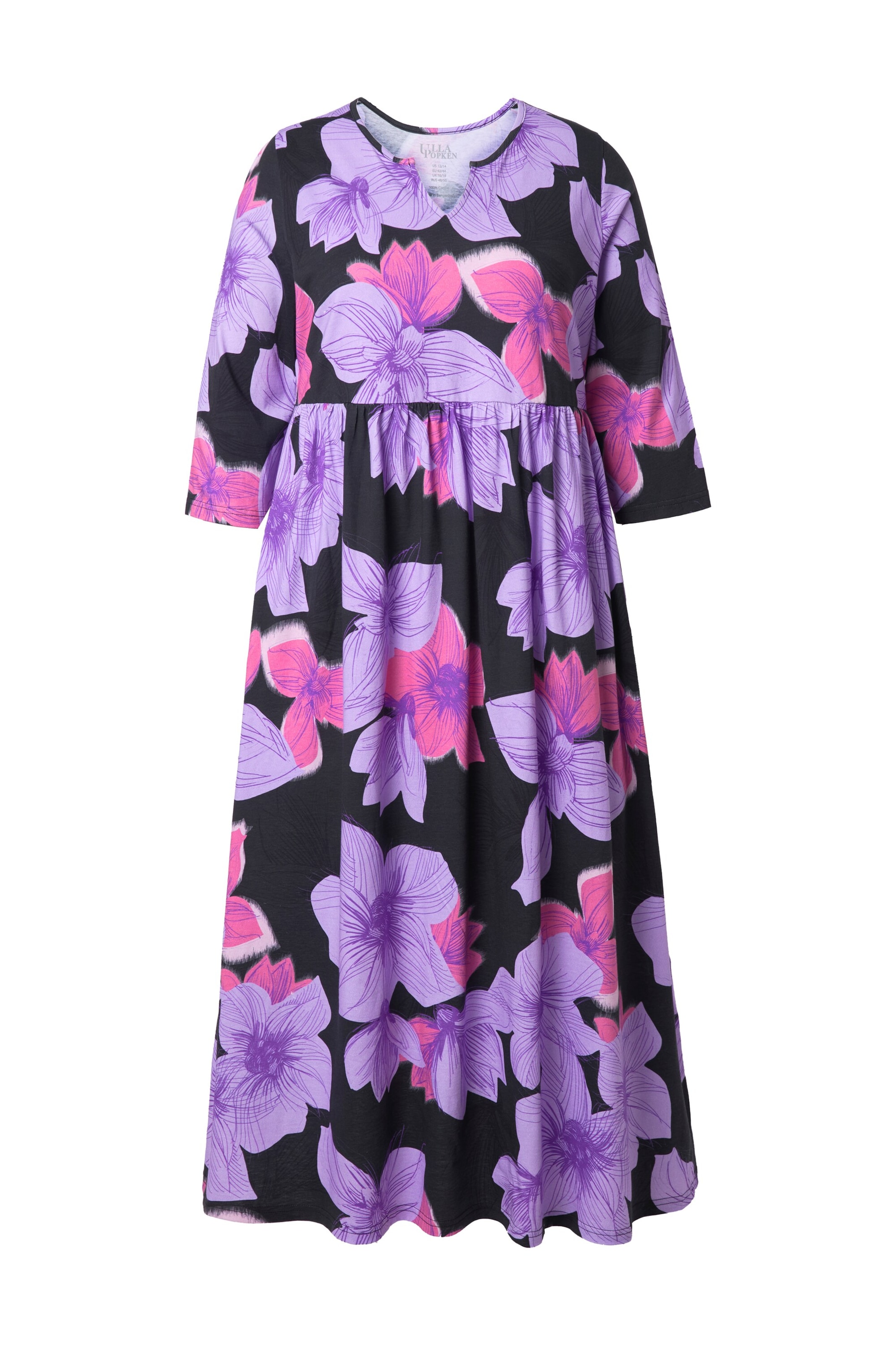 Ulla Popken Jurk in Gemengde kleuren: voorkant