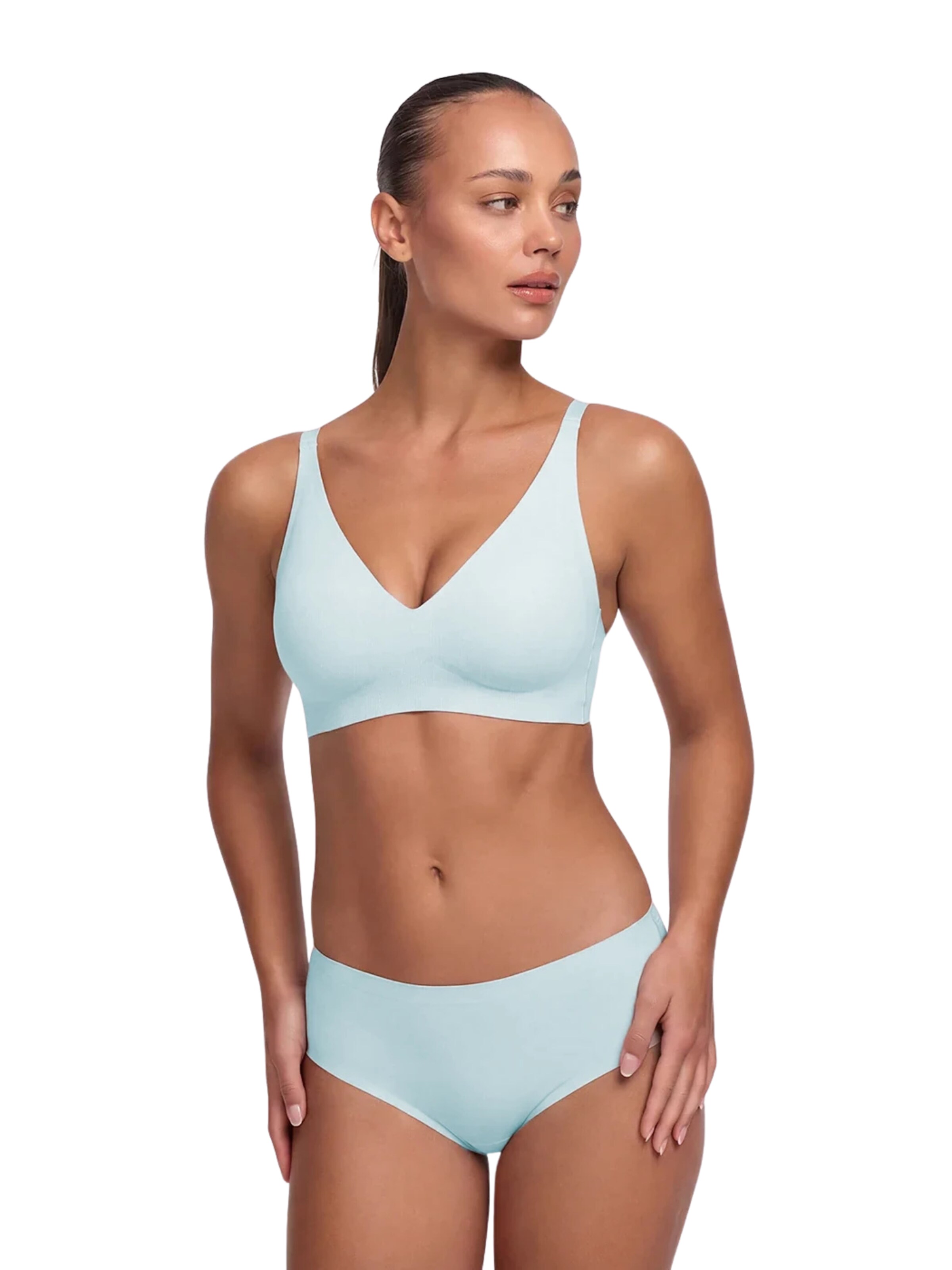 cfab (formerly creamy fabrics) Slip 'Seamless Slip' in Blauw