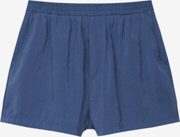 Regular Pantalon Pull&Bear en bleu : devant