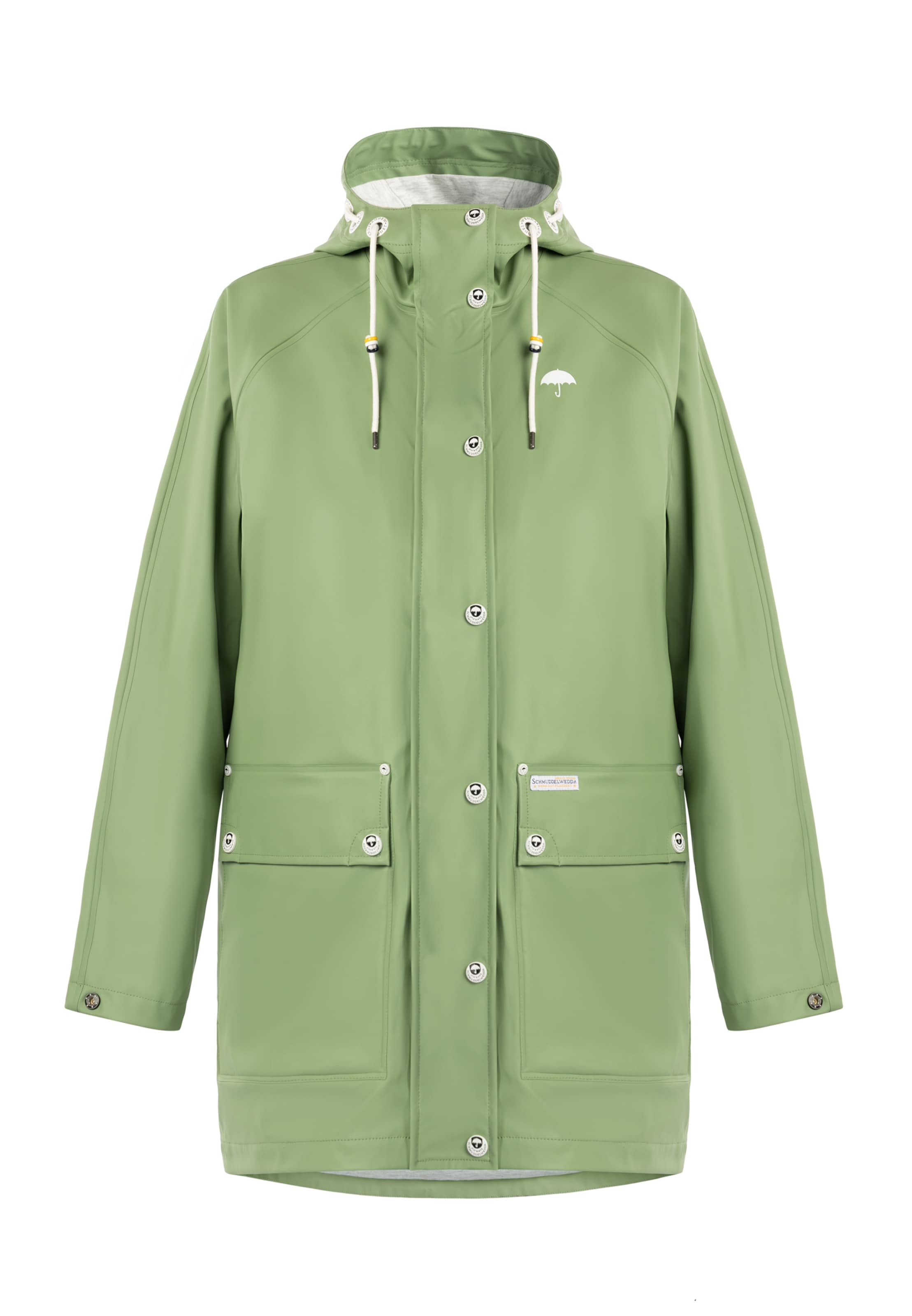 Schmuddelwedda Funkcionális kabátok - zöld: elől