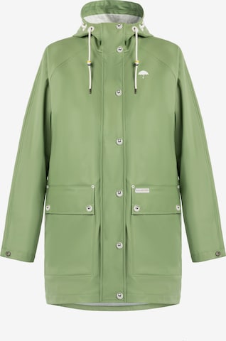 Manteau fonctionnel Schmuddelwedda en vert : devant