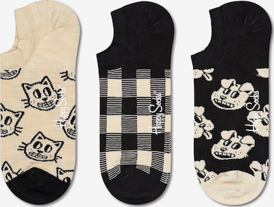 Happy Socks Füßlinge in beige / schwarz / weiß, Produktansicht