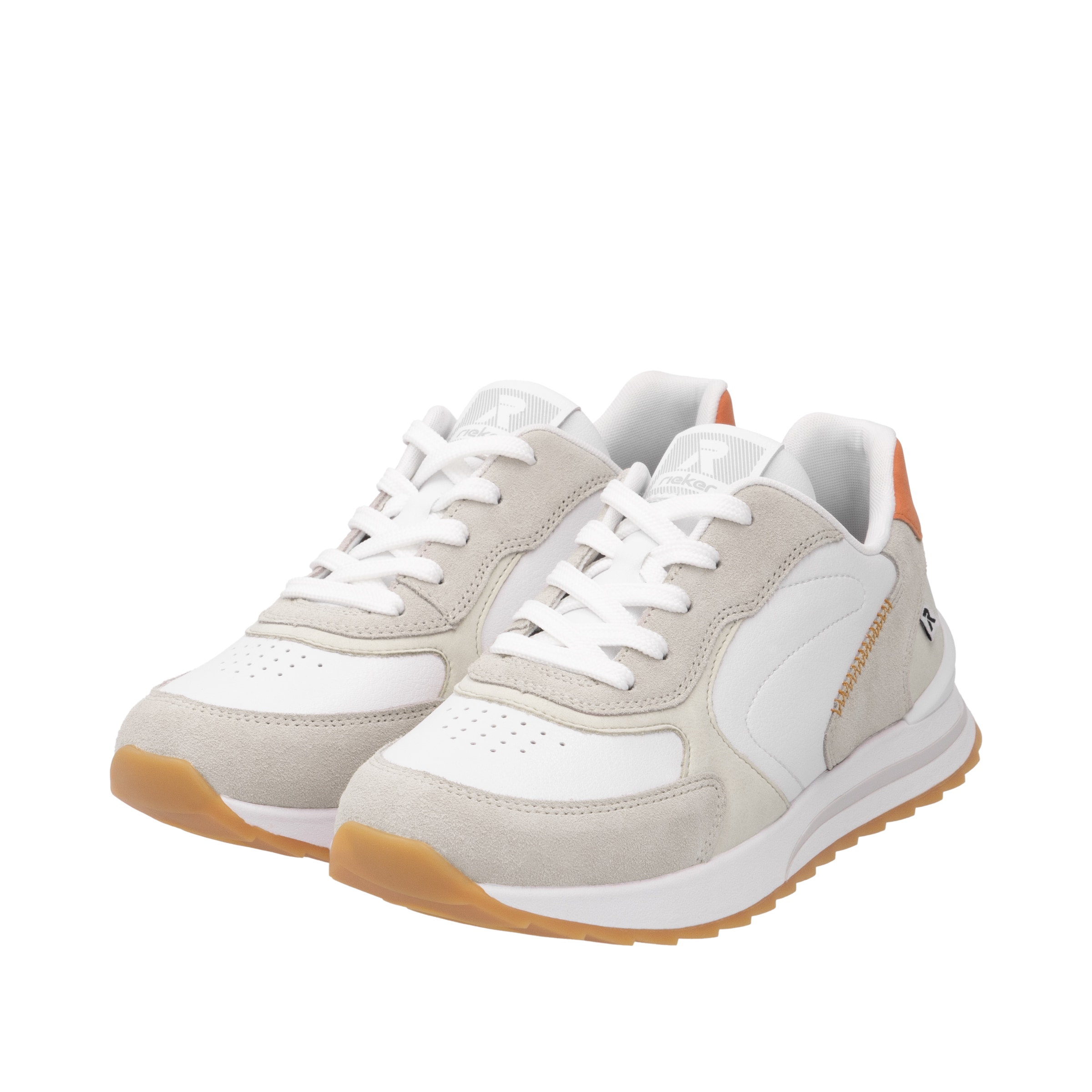 Rieker Platform trainers in White