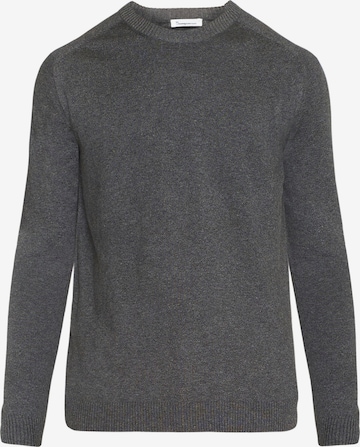 KnowledgeCotton Apparel Sweater in Grey: front