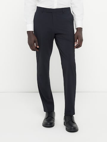 Regular Pantalon chino 'H-Gio-MM-C-NF' BOSS en bleu : devant
