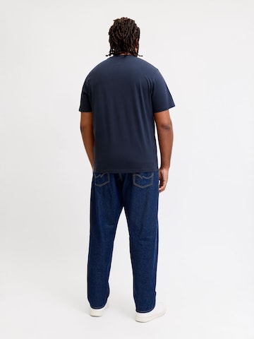 T-Shirt 'JCOFUSION' Jack & Jones Plus en bleu