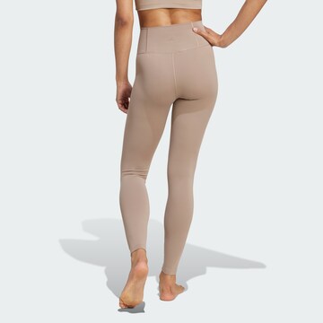 Skinny Pantaloni sport 'All Me' de la ADIDAS PERFORMANCE pe maro