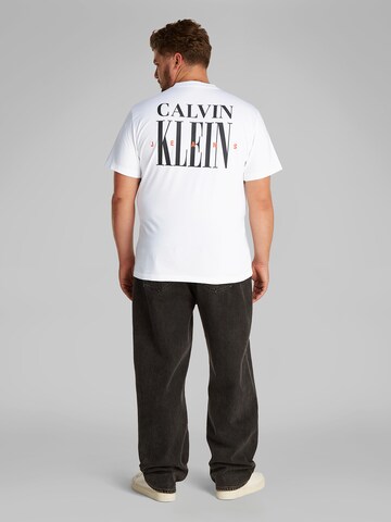 Calvin Klein Jeans Plus Shirt in White