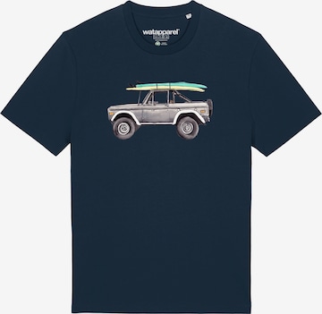 Watapparel T-Shirt ' Surf Pickup ' in Blau: Vorderseite