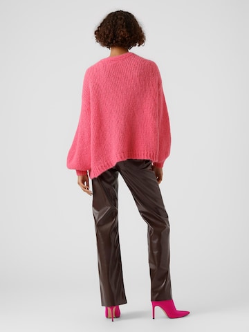 VERO MODA Knit Cardigan 'MAYBE' in Pink