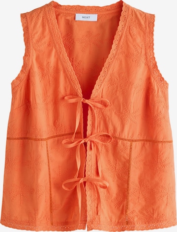 T-shirt Next en orange : devant