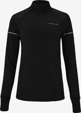 ENDURANCE Functioneel shirt 'Cynna' in Zwart: voorkant