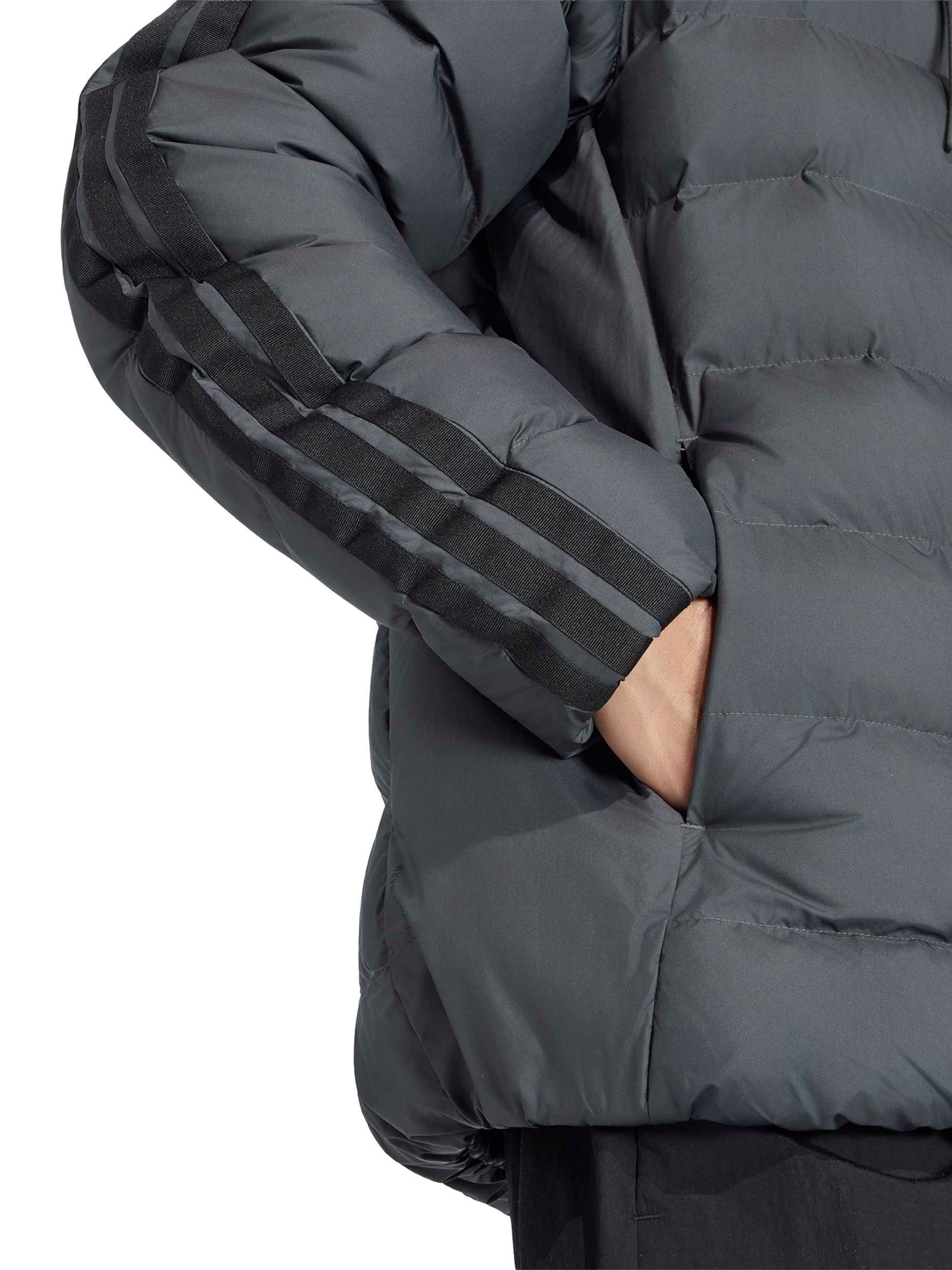 ADIDAS SPORTSWEAR Спортно яке 'ESS' в сиво