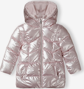 MINOTI Winter Jacket in Pink: front