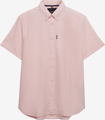 Superdry & Co Overhemd 'Essentials' in Roze: voorkant