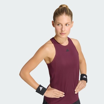 ADIDAS PERFORMANCE - Top desportivo 'Club' em vermelho