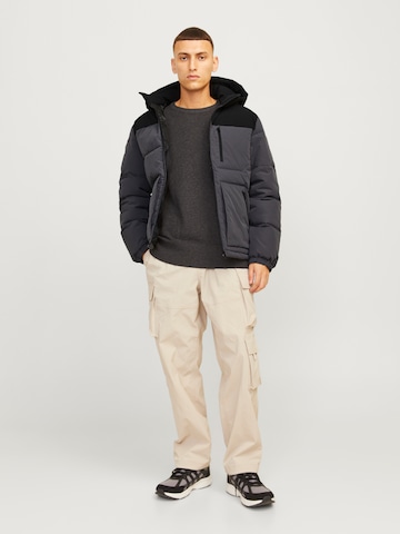 pilka JACK & JONES Žieminė striukė 'JJEOtto'