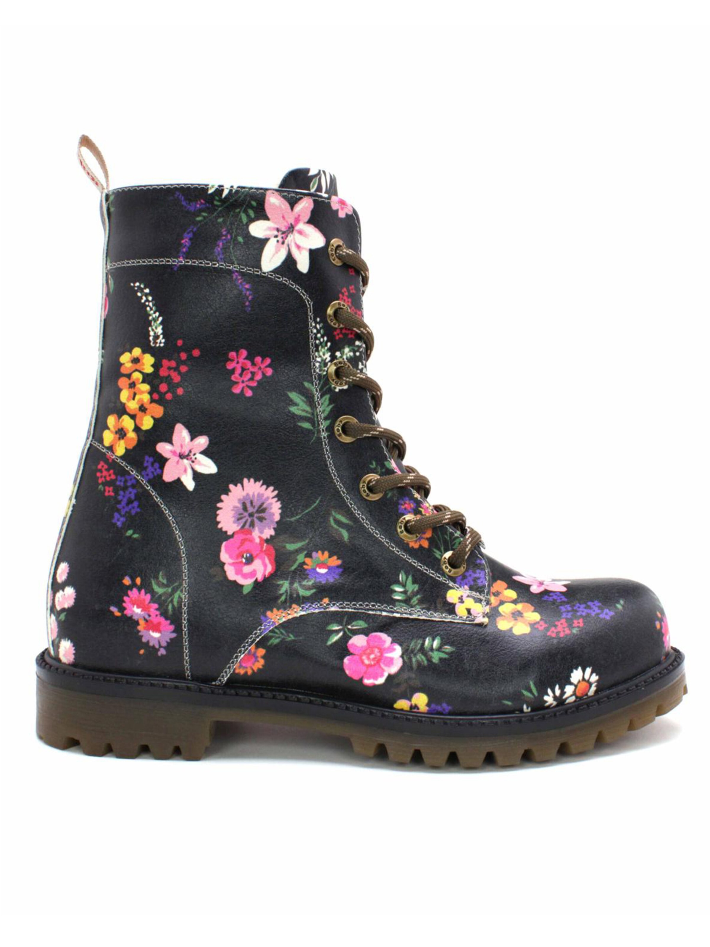 Goby Schnürstiefel 'Women's shoes Goby Ankle boots WMAT136'‌‌‌‌‌‌‌‌‌‌ in Schwarz: Vorderseite