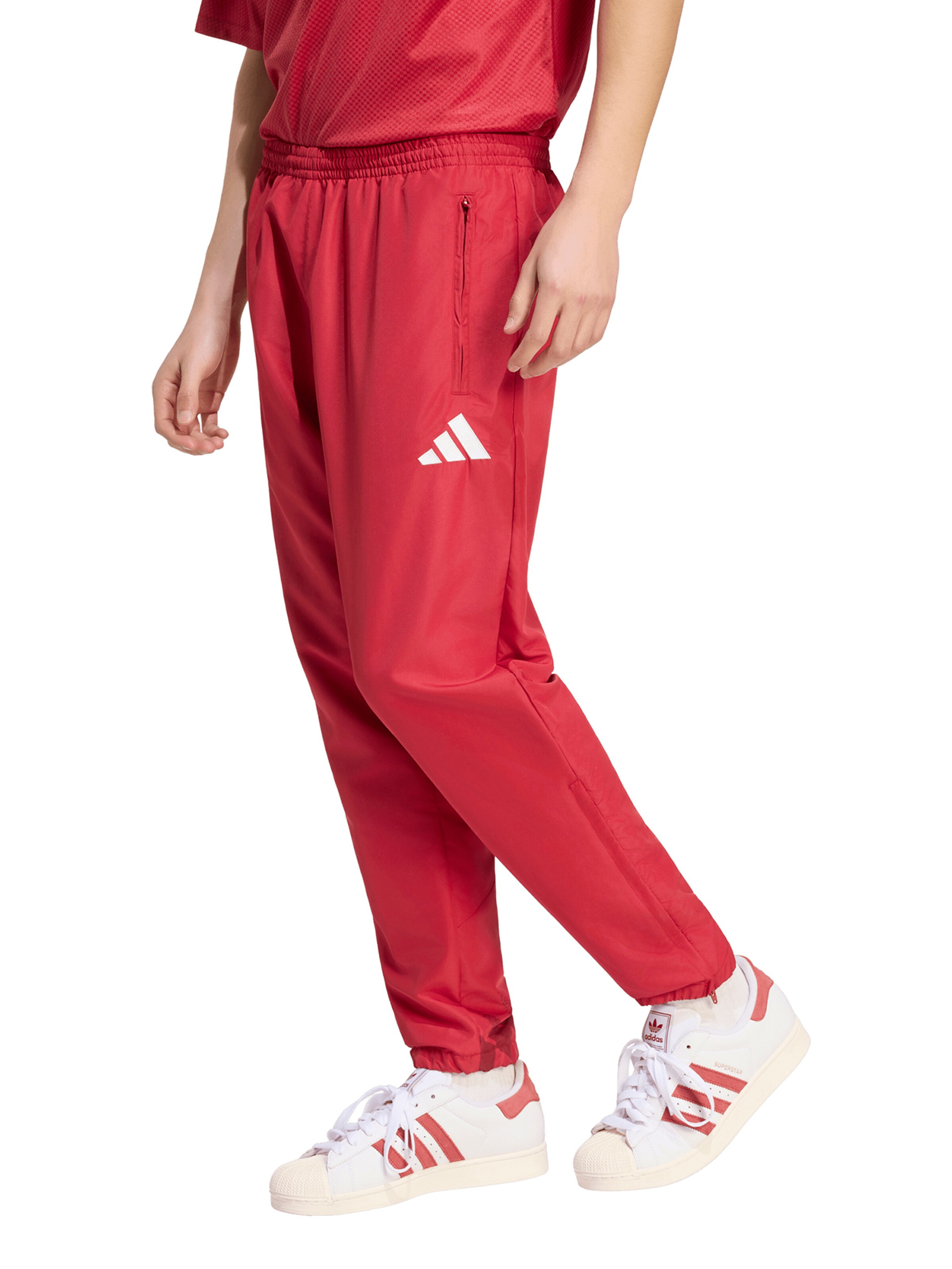 ADIDAS PERFORMANCE Zúžený strih Športové nohavice 'LIVERPOOL FC' - Červená: predná strana