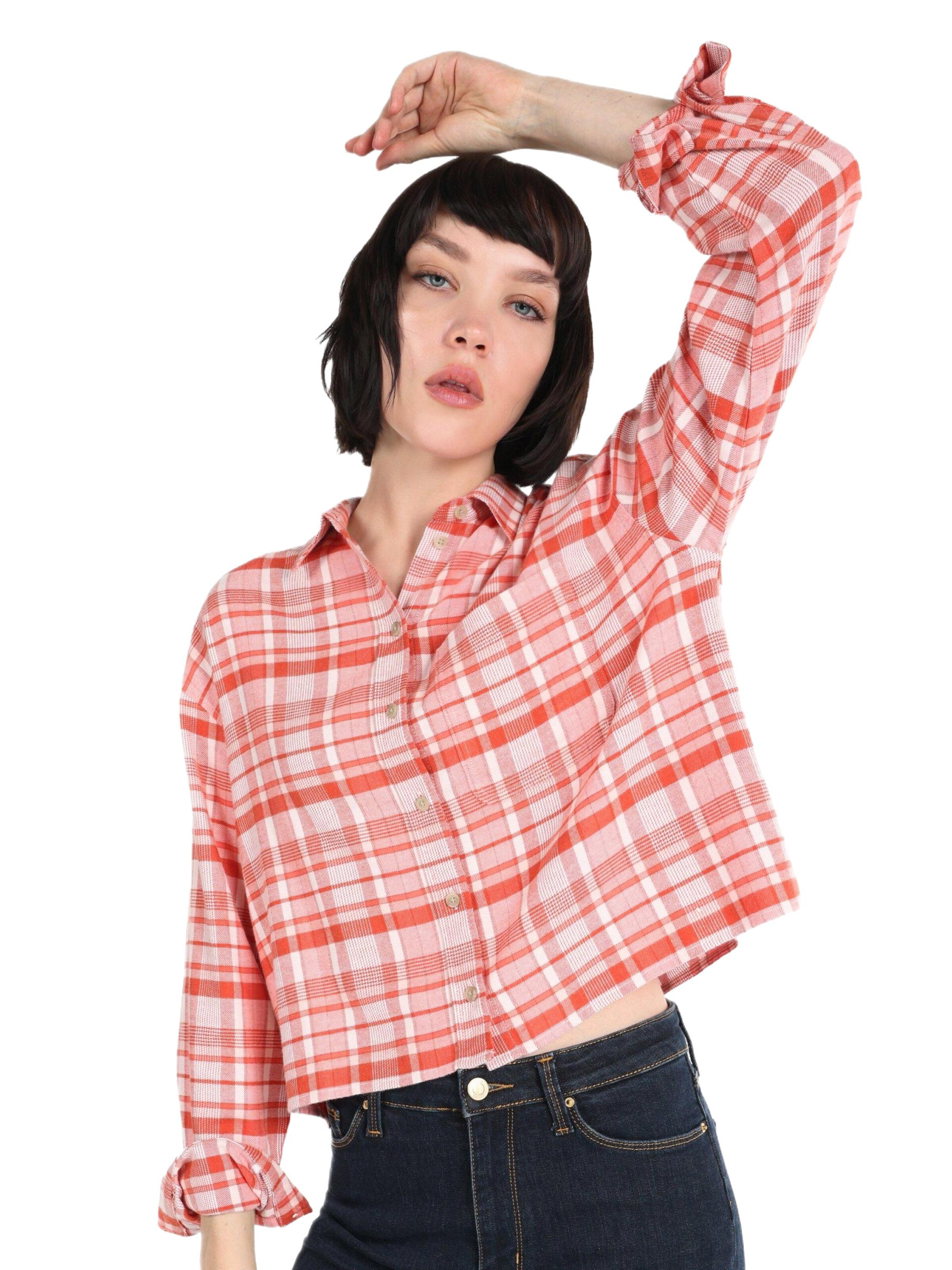 Colin's Blouse in Orange: front