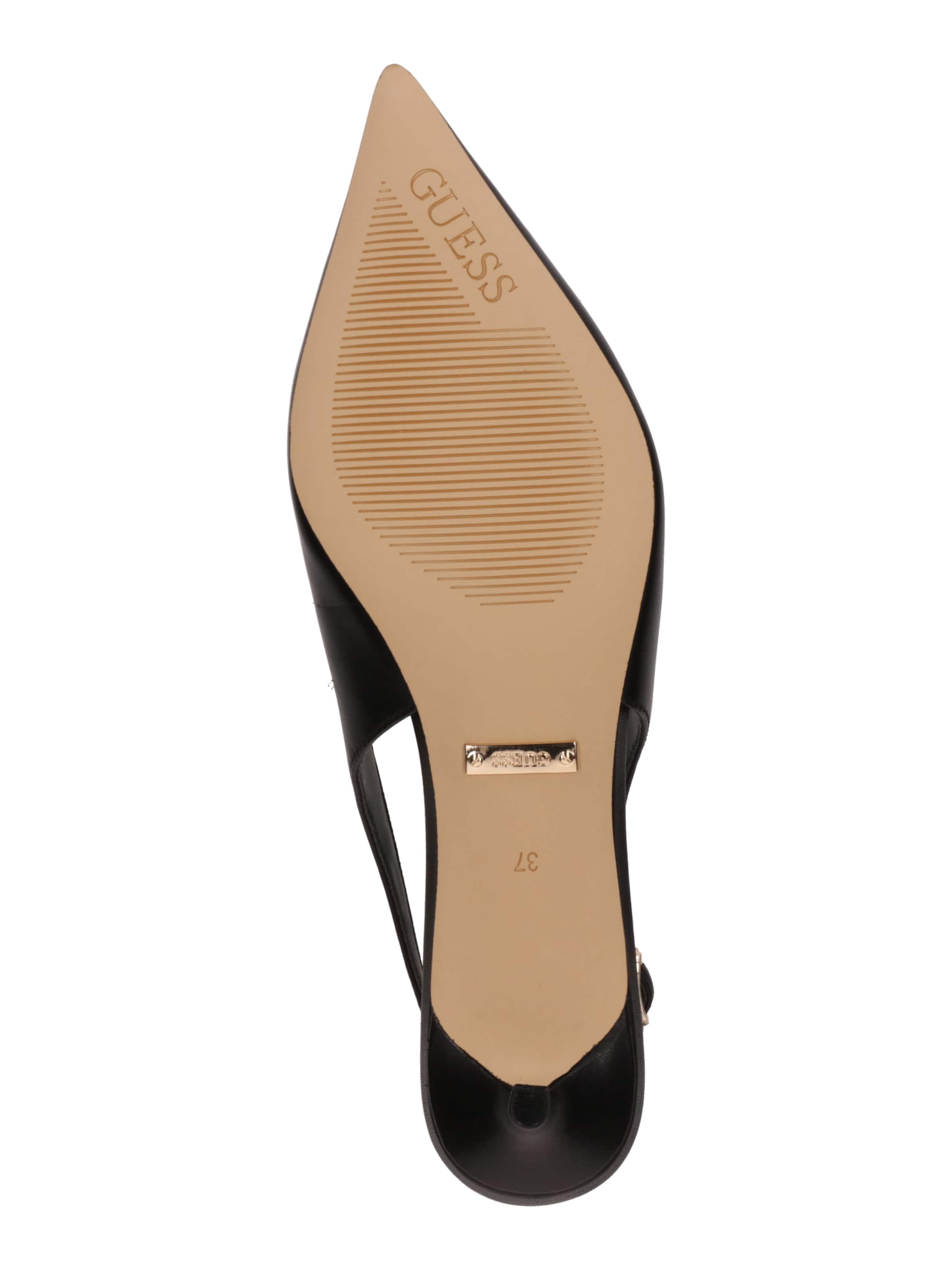GUESS Lodičky s otvorenou pätou 'Jessah' - Čierna