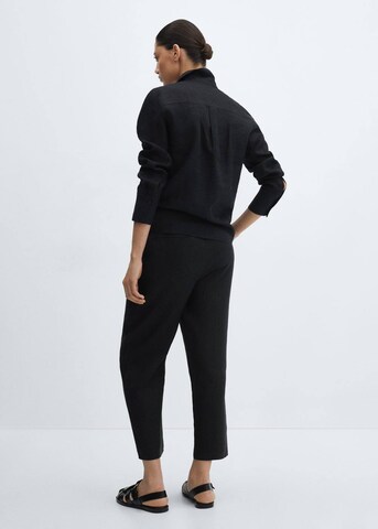 MANGO Loose fit Pants in Black